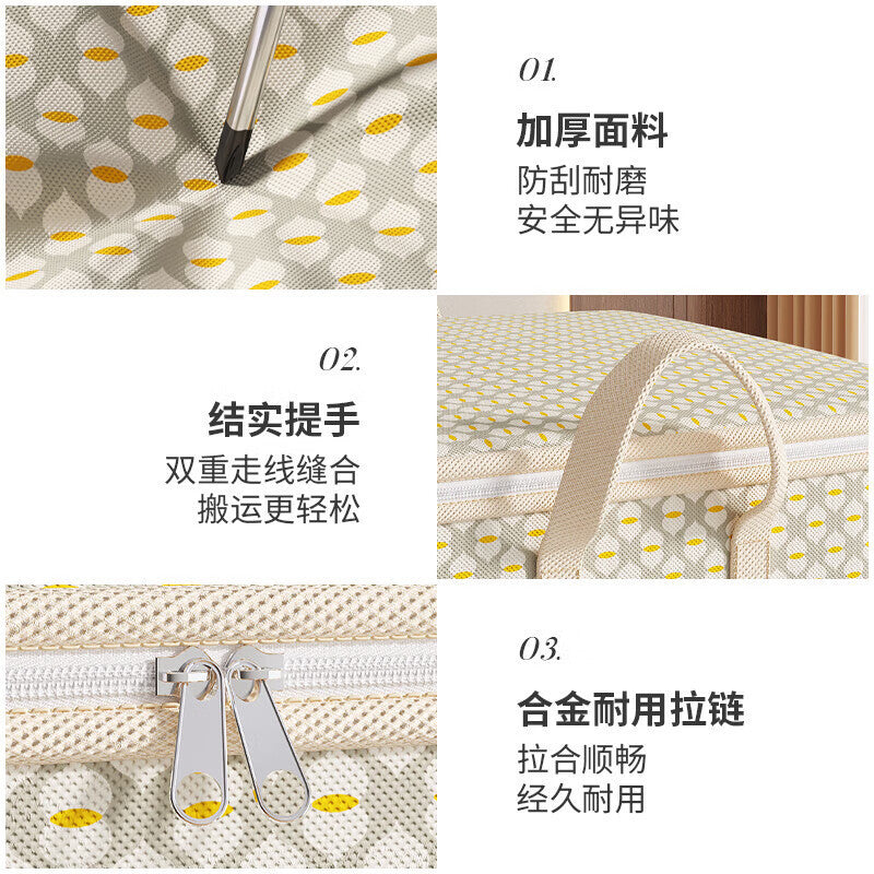 Jumbo Bedroom Storage Bag Organizer Box for Home Clothes, Gray Corrugated Packing Bag Factory Wholesale - image 4