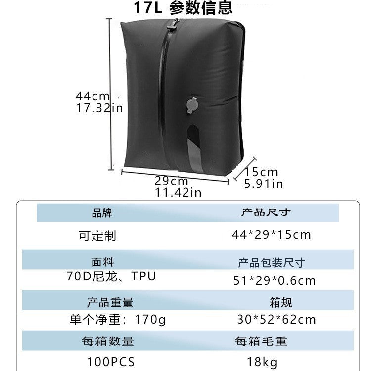 Travel Vacuum Bag Compression Bag Airtight Moisture-Proof Waterproof Suitcase Travel Clothing Packing Organizer Storage Bag - image 2