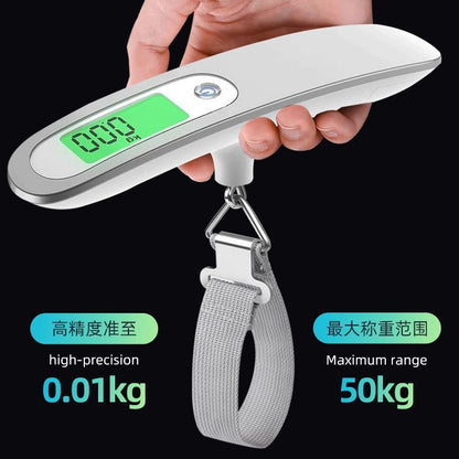 Stainless Steel Portable Electronic Scale 50kg Convenient High-Precision Household Express Scale Small Luggage Travel Scale - image 2