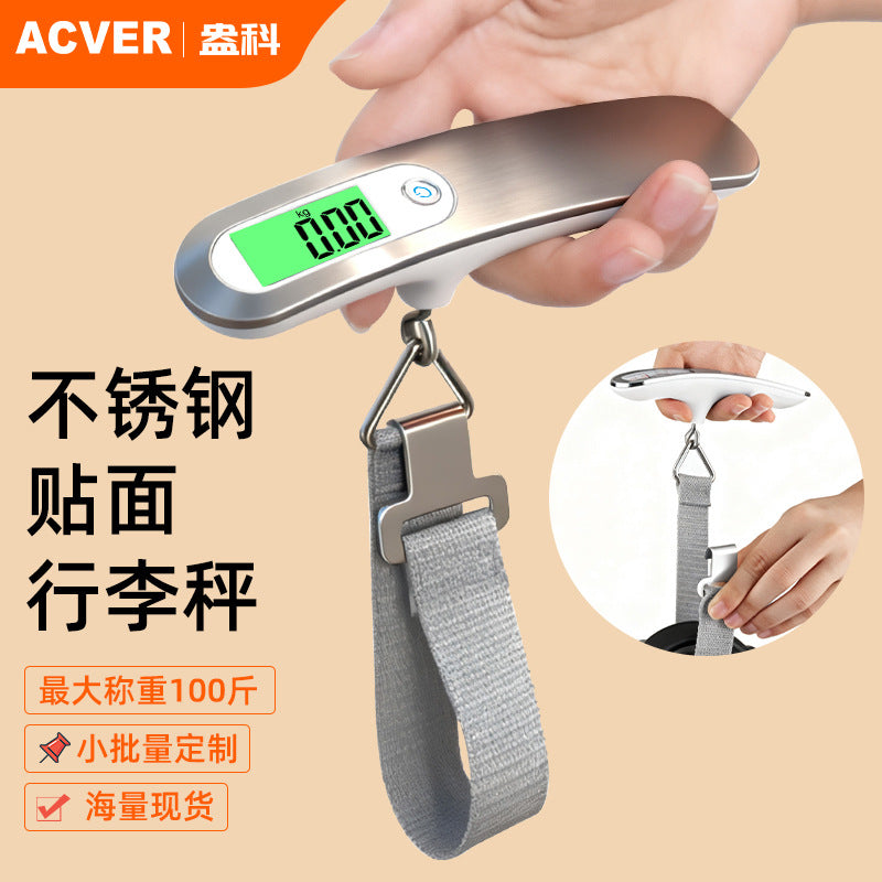 Cross-Border In-Stock 50kg High-Precision Portable Electronic Scale, Portable Luggage Scale, Travel and Home-Use Accurate Handheld Scale - image 1