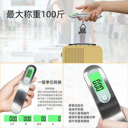 Cross-Border In-Stock 50kg High-Precision Portable Electronic Scale, Portable Luggage Scale, Travel and Home-Use Accurate Handheld Scale - image 2