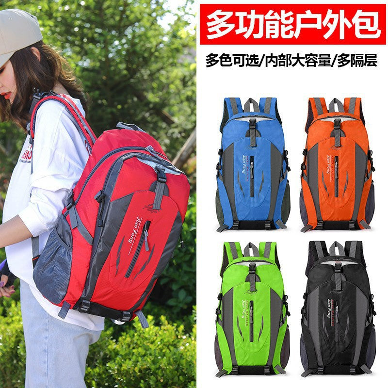 Cross-Border Mountaineering Bag Large Capacity Travel Bag 40 Liters Outdoor Survival Bag Waterproof Backpack Men's Bag Travel Cycling Bag - image 1