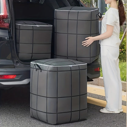 Cross-Border Thickened Clothing and Quilt Storage Bag, Large Capacity Moving Luggage Packing Bag, Household Dust-Proof Organizing Bag - image 3