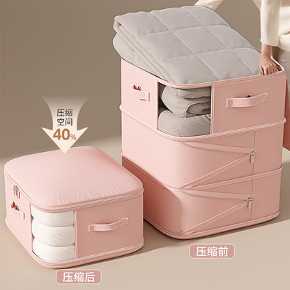 Twill See-Through Quilt down Jacket Compression Storage Bag Wardrobe Large Capacity Quilt Clothing Organizing Packing Bag - image 3