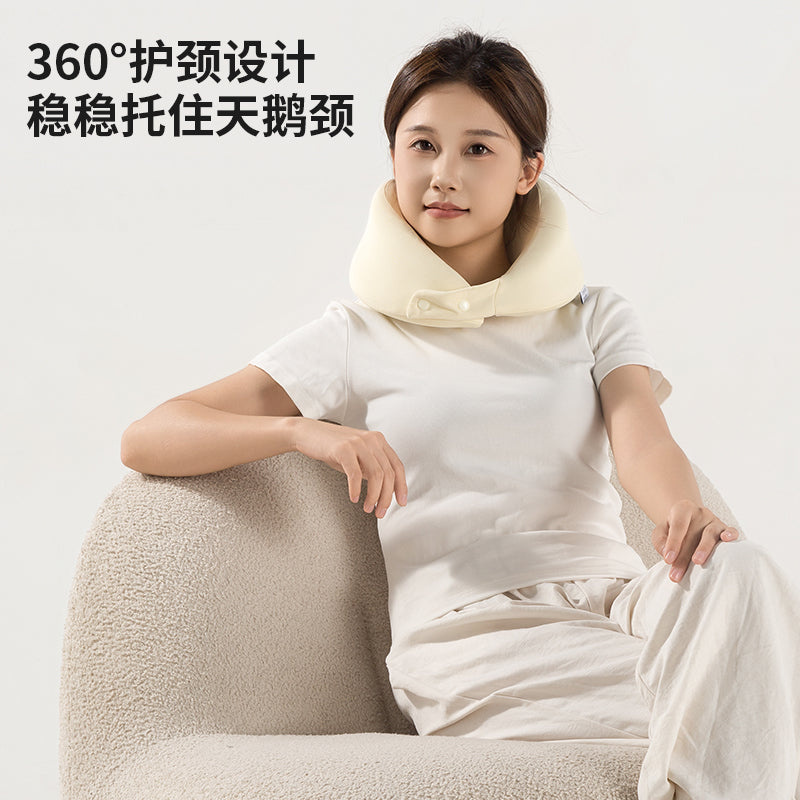 Topentar Memory Foam U-Shaped Pillow Portable Neck Pillow Travel Airplane Travel Sleeping Artifact Neck Pillow U-Shaped Pillow - image 3