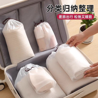 Travel Storage Bag Waterproof Drawstring Pouch Business Trip Suitcase Dustproof Underwear Clothes Shoes Packing Bag - image 3