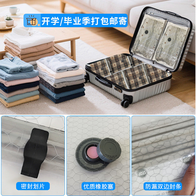 Cross-Border Vacuum Storage Compression Bag for Clothes, Special Travel Suit, Vacuum Bag, Thickened Household - image 3