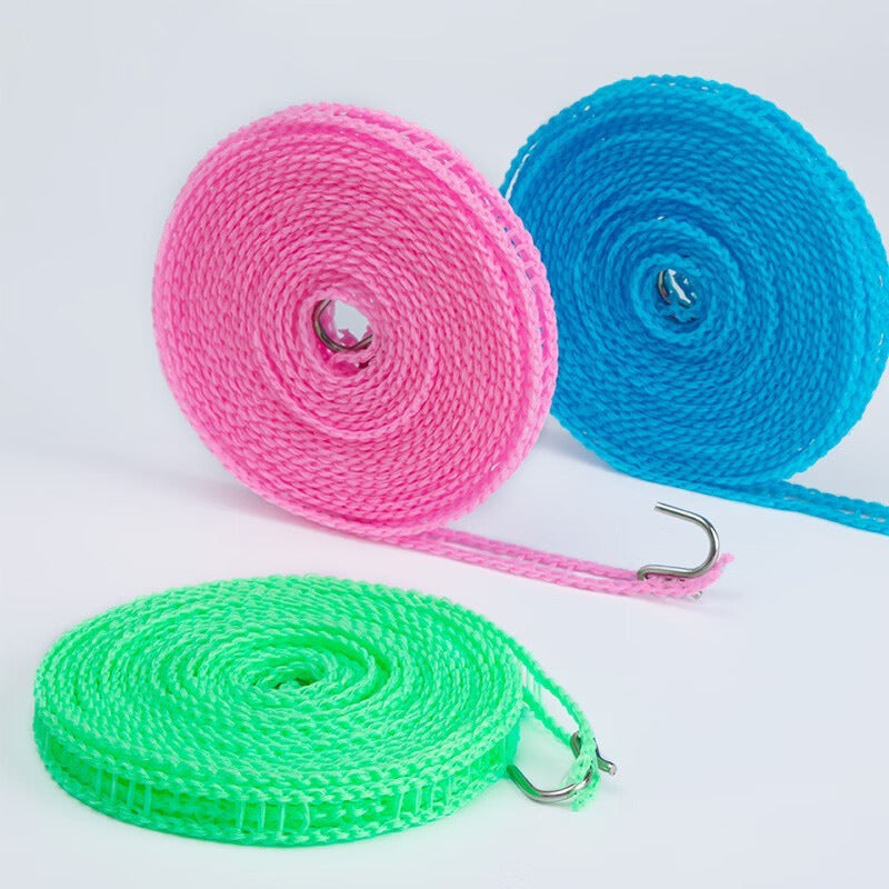 No-Drill Outdoor Travel Clothesline, Thickened Nylon Rope, Non-Slip, Windproof Clothesline, Fence-Style Drying Rope, Clothes Drying Rope - image 2