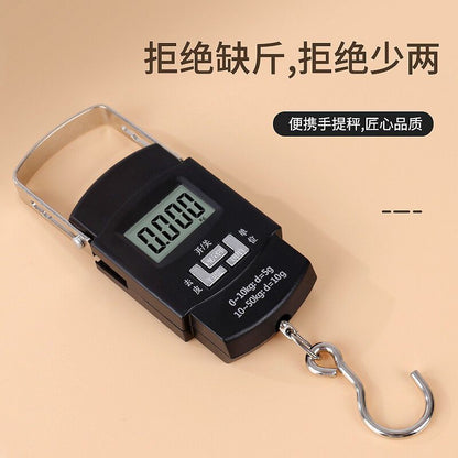Portable Scale Electronic Scale High Precision 50kg Small Portable Mini Luggage Scale Handheld Grocery Shopping Scale Spring Scale - image 3