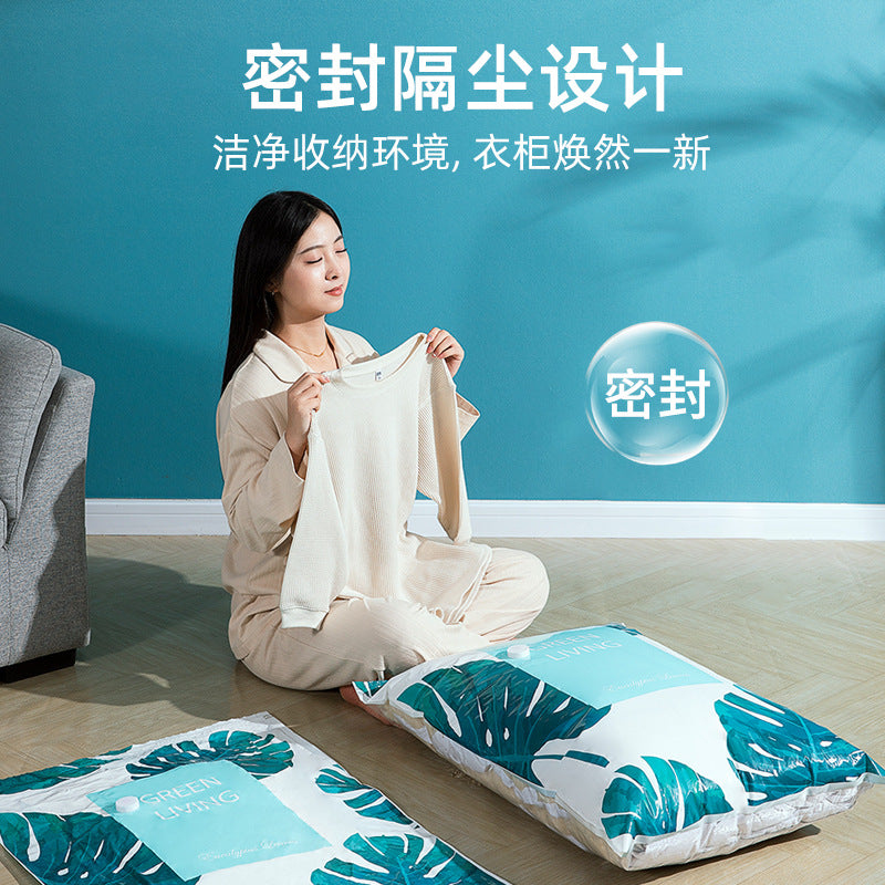 Vacuum Compression Bag Thickeneded Storage Clothing Quilt Air Extraction Household Clothing Quilt down Jacket Large Bag - image 3