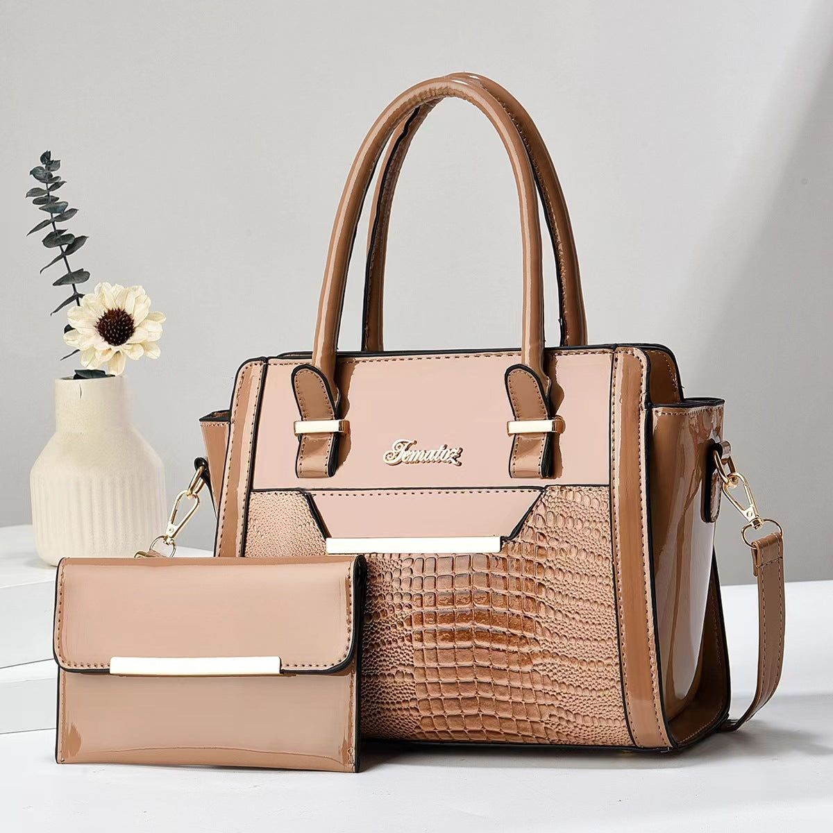 Leather Travel Tote Bag