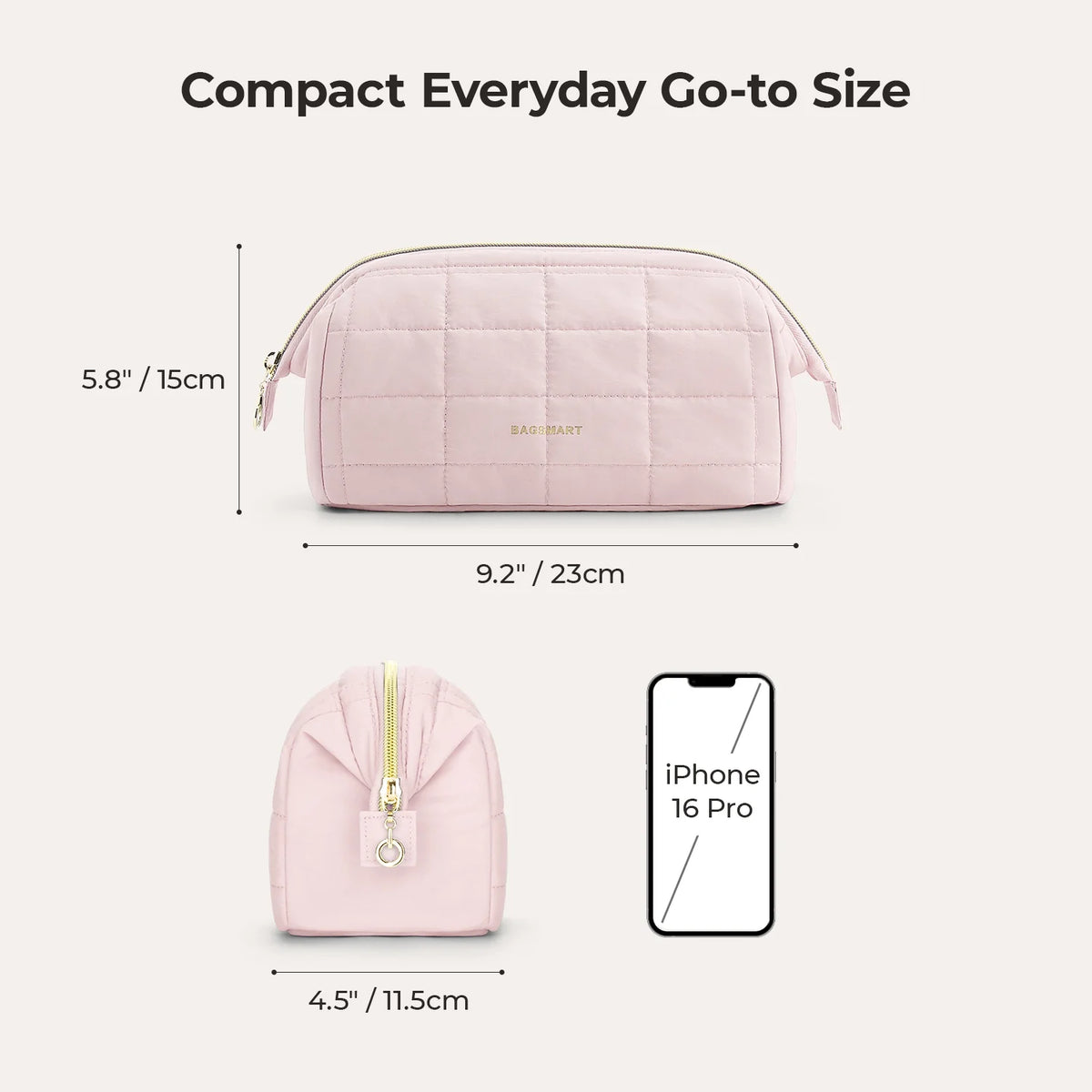 Bagsmart Puffy Makeup Bag