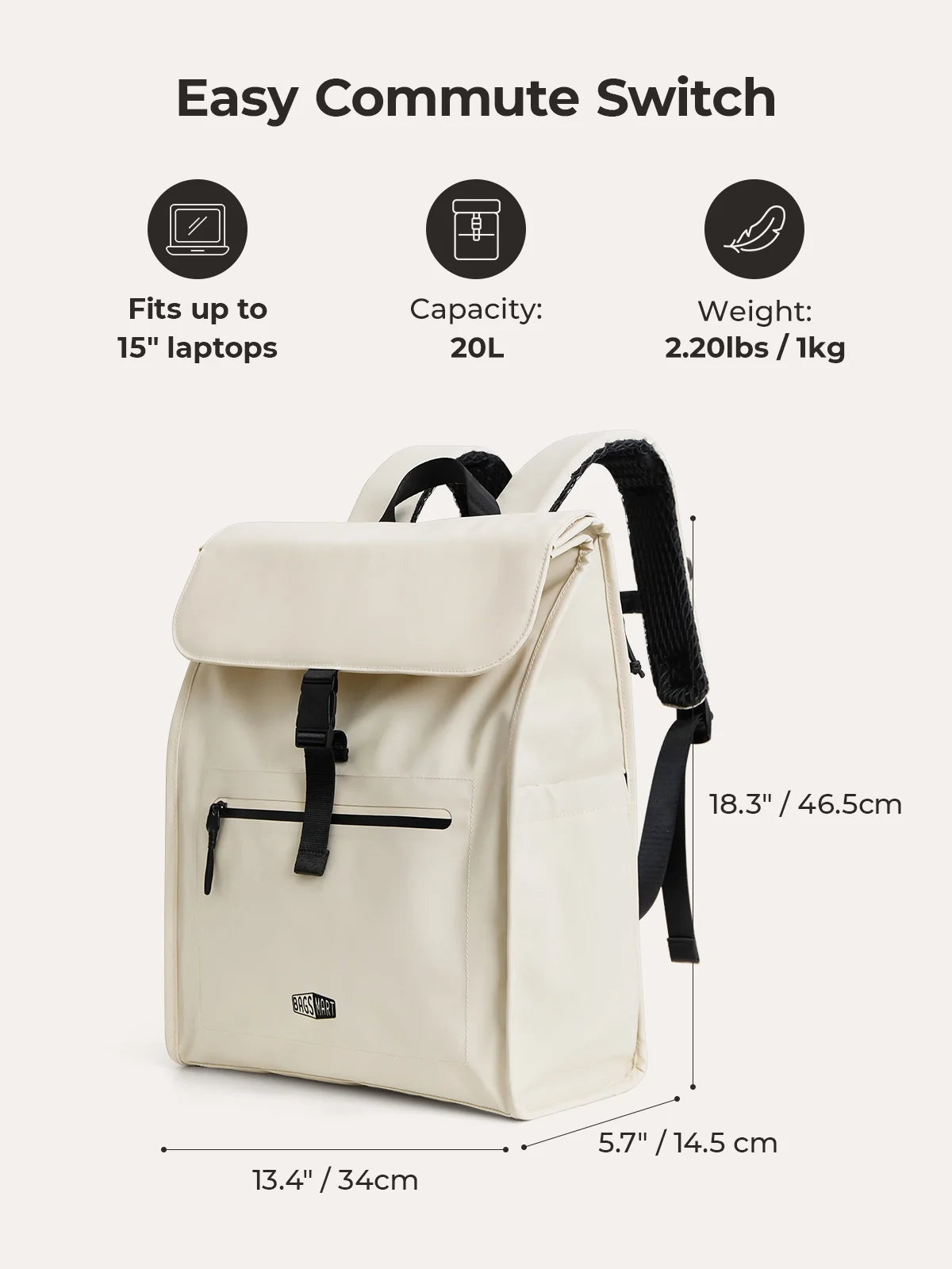 （FREE GIFT）Cloud 20L Backpack