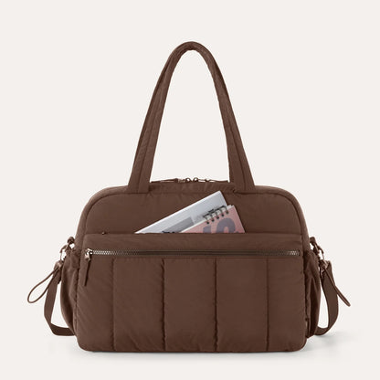 Puffy Water-Resistant Gym & Travel Duffle Bag