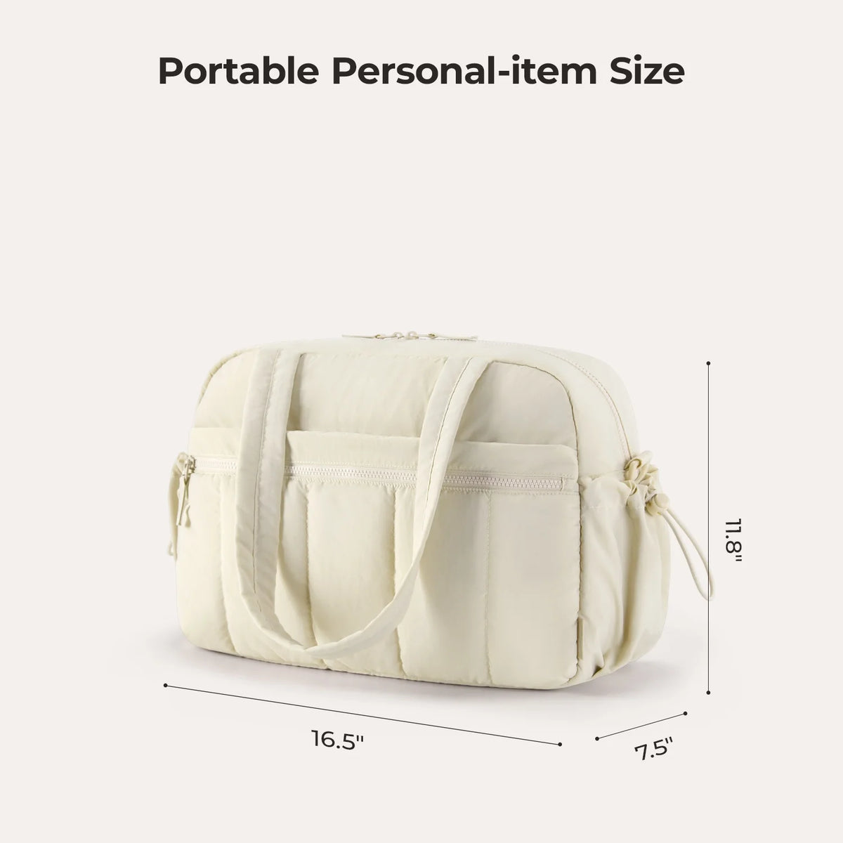 Puffy Water-Resistant Gym & Travel Duffle Bag