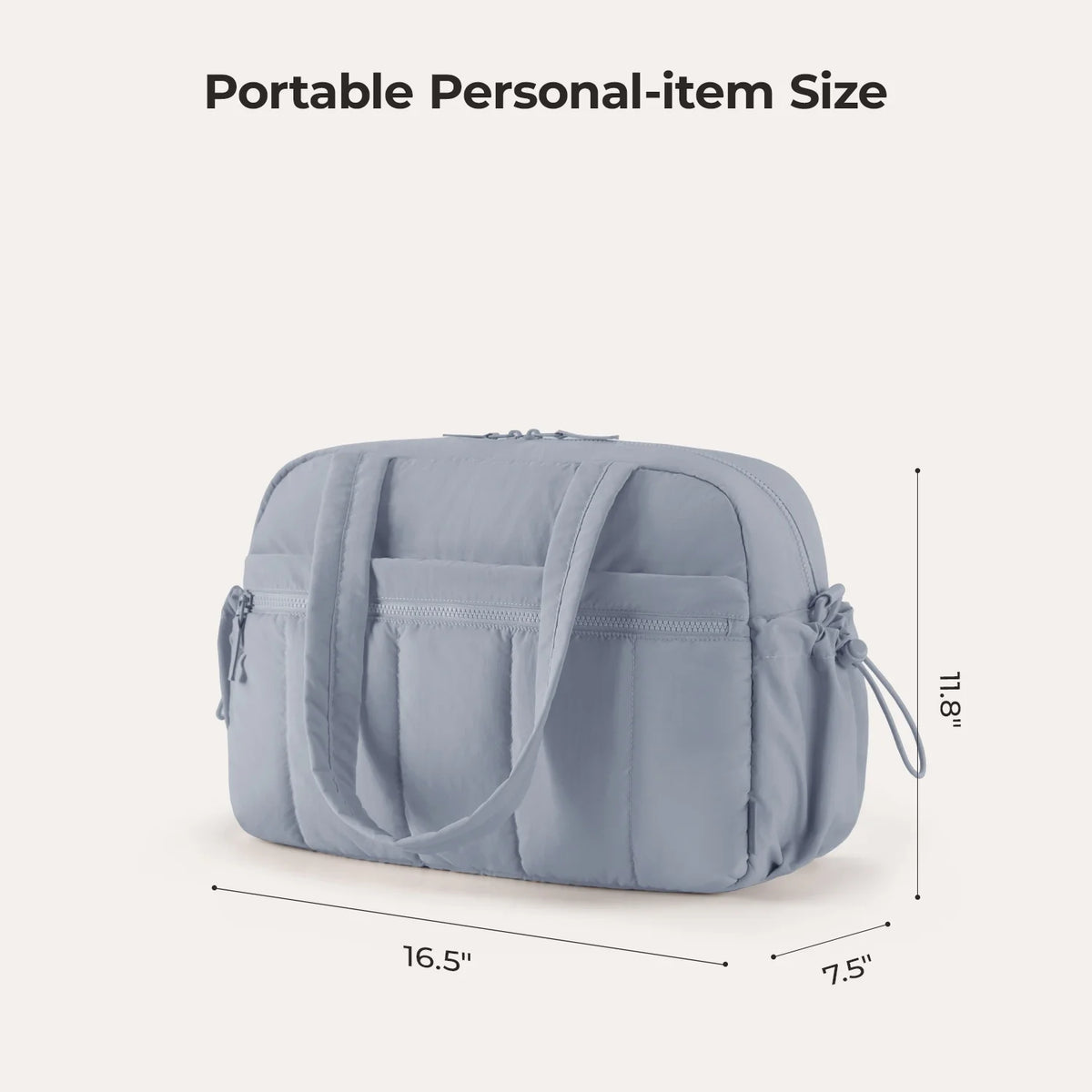 Puffy Water-Resistant Gym & Travel Duffle Bag