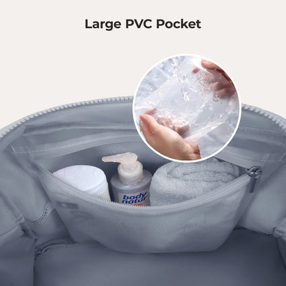 Puffy Water-Resistant Gym & Travel Duffle Bag