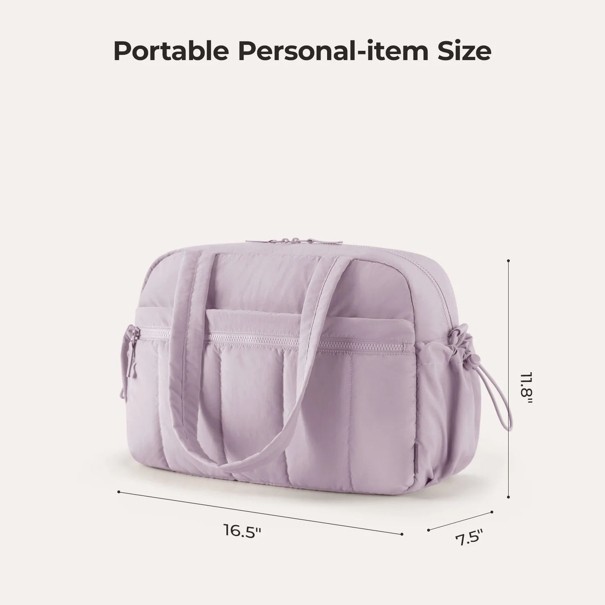 Puffy Water-Resistant Gym & Travel Duffle Bag