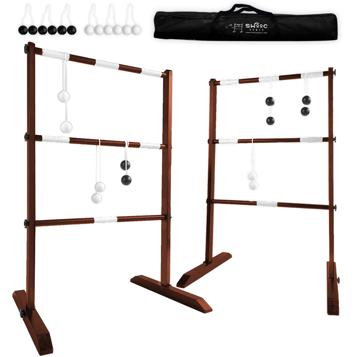 Wooden Ladder Ball Game Set