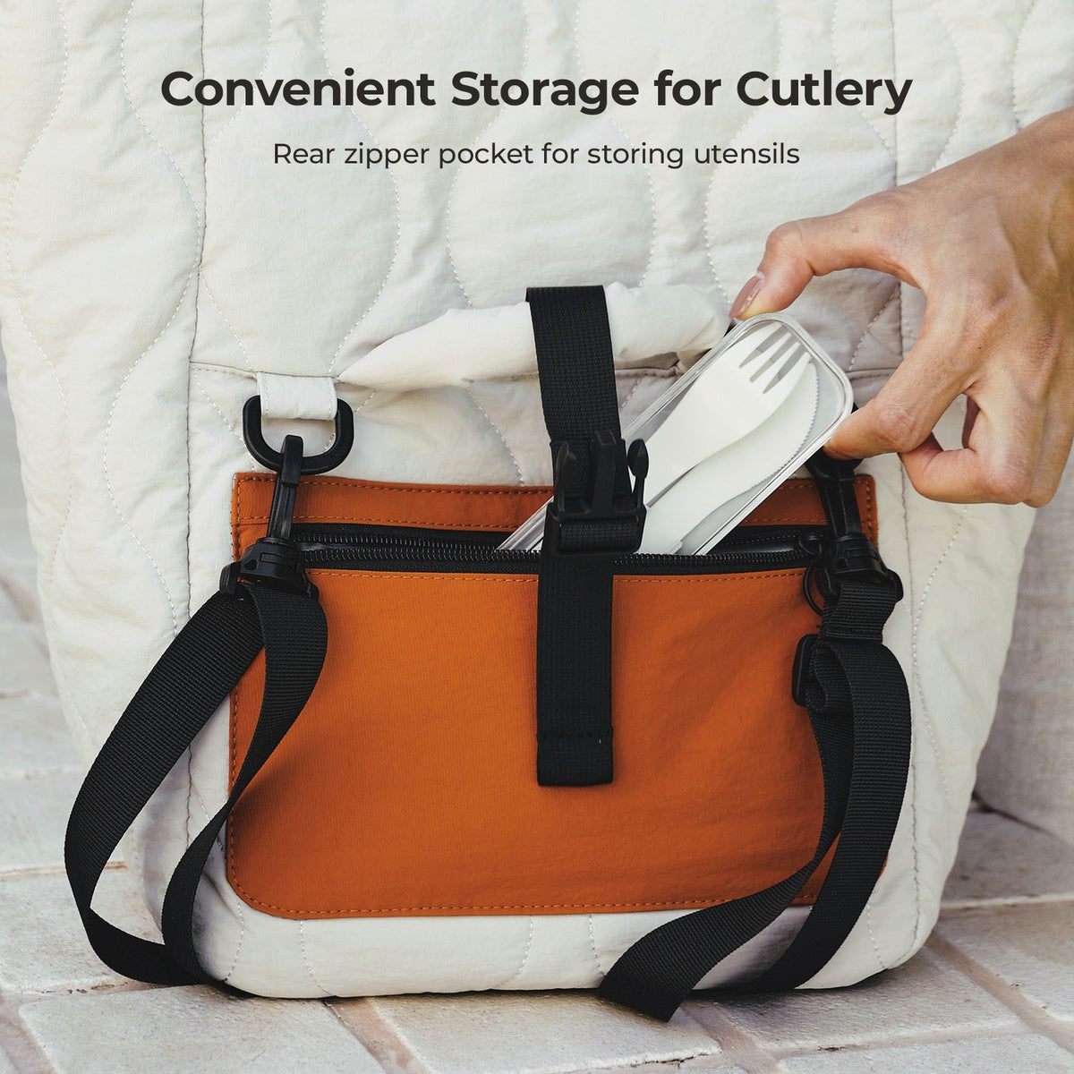 (free gift) Paz Roll Top Lunch Bag