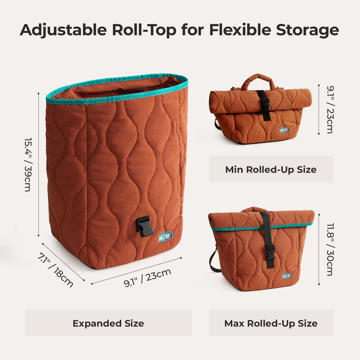 (free gift) Paz Roll Top Lunch Bag