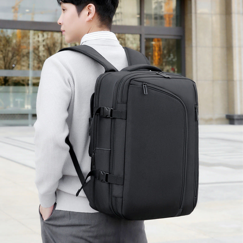 Vacuum-Compartment Travel Backpack