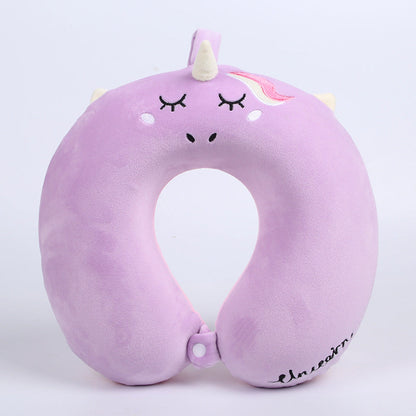U-shaped Pillow Slow Rebound Memory Foam Neck Pillow Car Travel Afternoon Nap Pillow