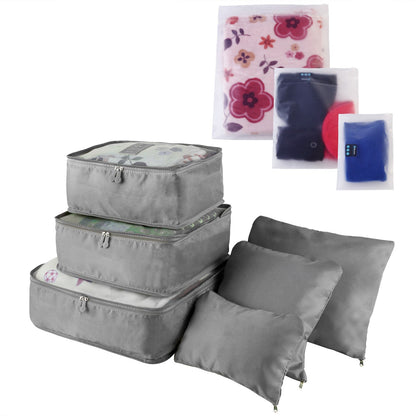9-Piece Travel Packing Cube Set | Waterproof Luggage Organizer Bags