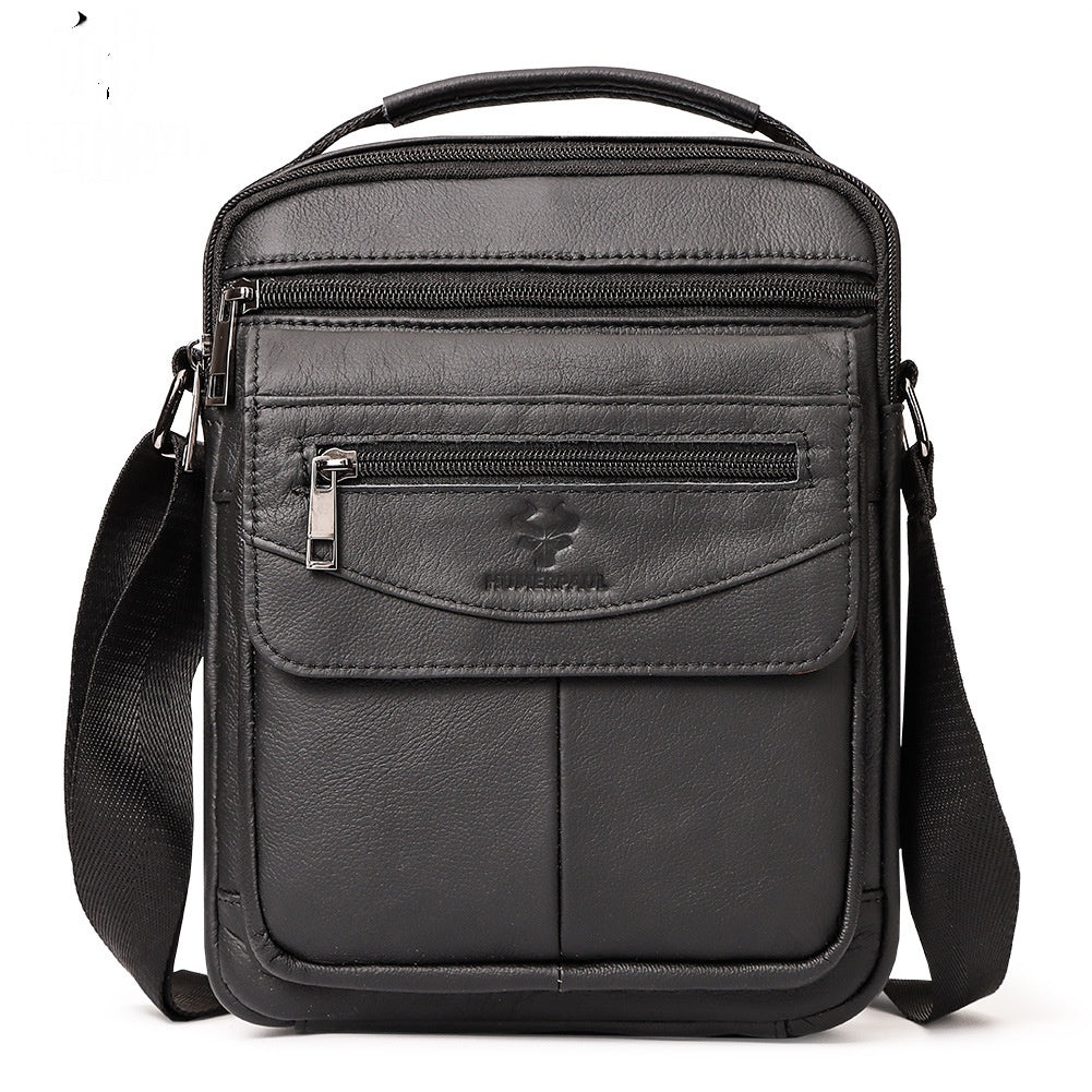 Full-Grain Leather Travel Backpack