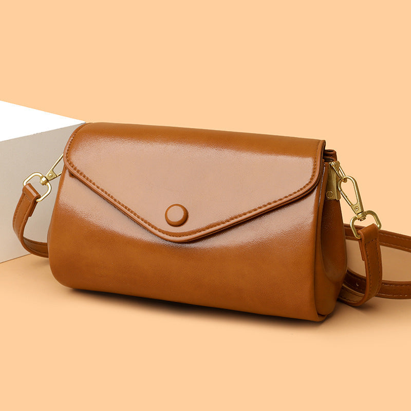Retro Leather Travel Crossbody Bag