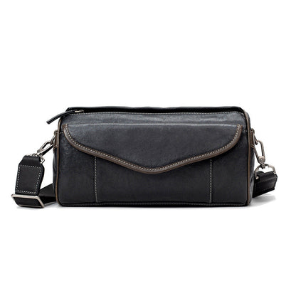 Vintage Leather Travel Crossbody Bag