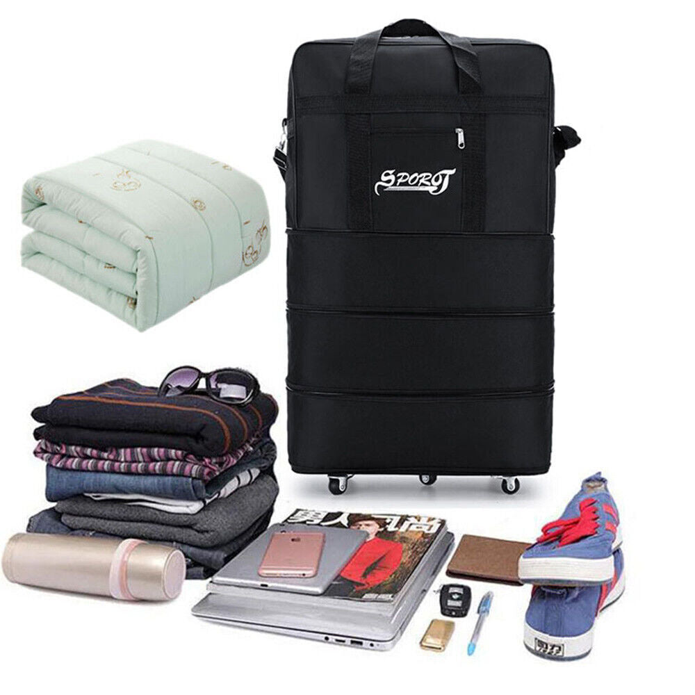 42 Extra Large Lightweight Luggage Trolley Suitcase Travel Bag H V6F9