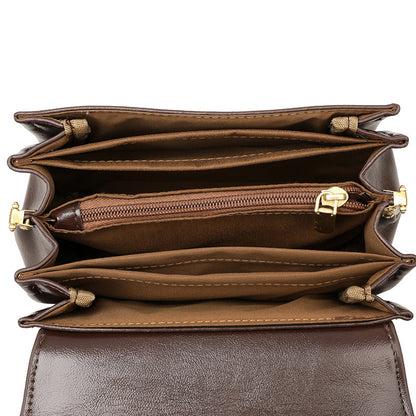 Retro Leather Travel Crossbody Bag