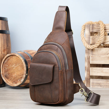 Vintage Travel Crossbody Bag