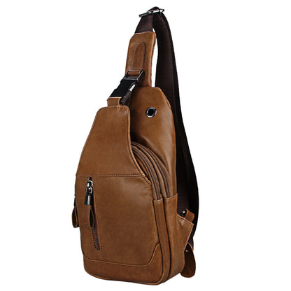 Cowhide Travel Crossbody Bag