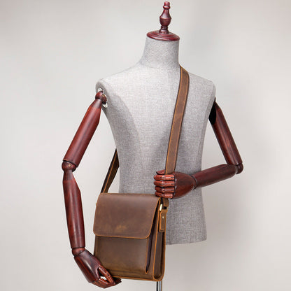 Leather Travel Crossbody Bag