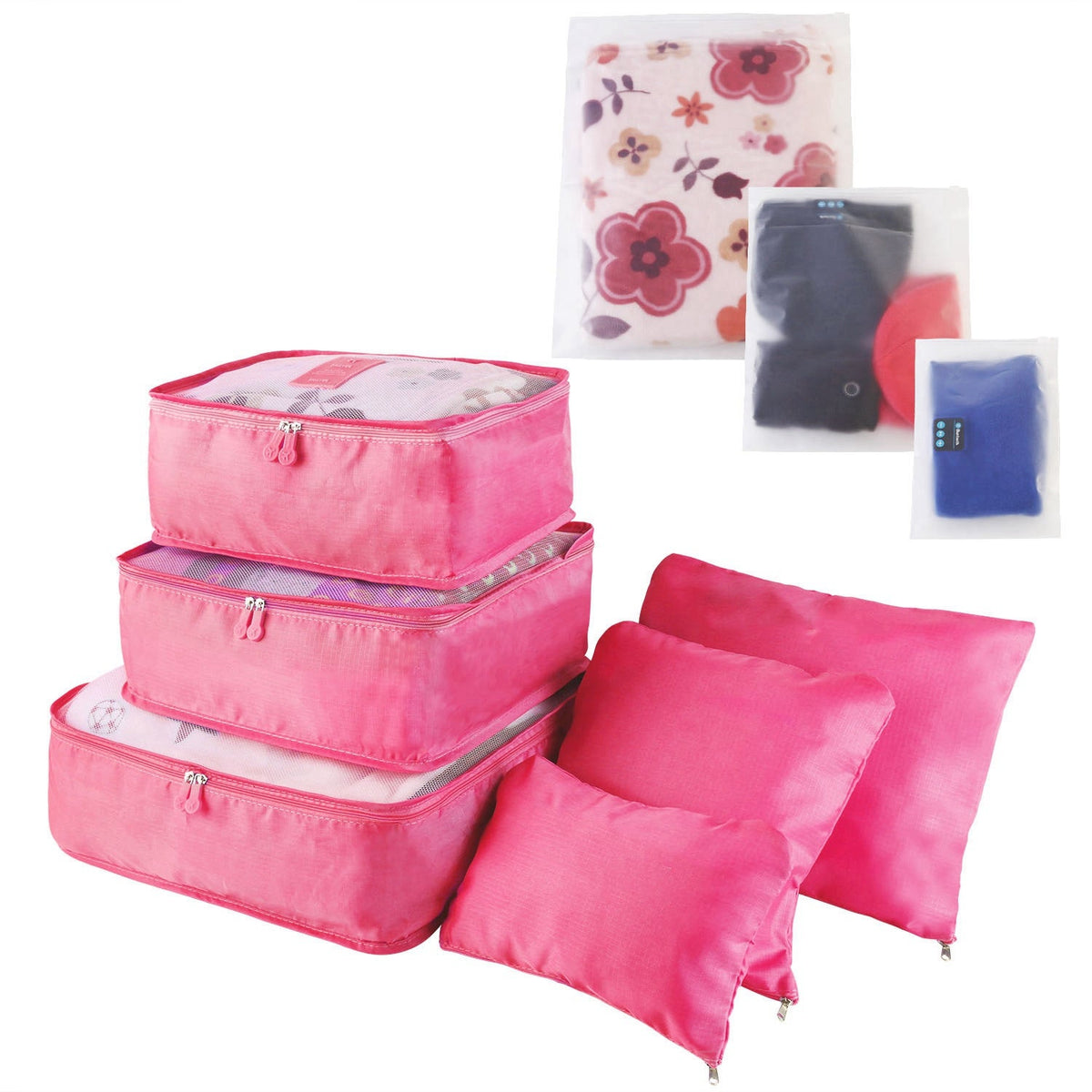 9-Piece Travel Packing Cube Set | Waterproof Luggage Organizer Bags