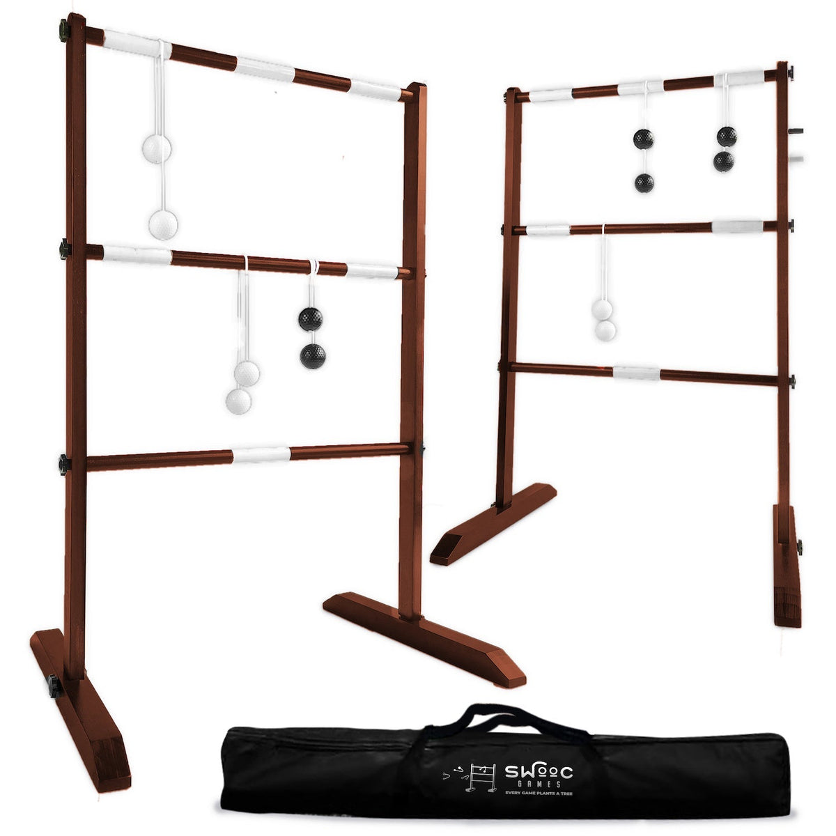 Wooden Ladder Ball Game Set