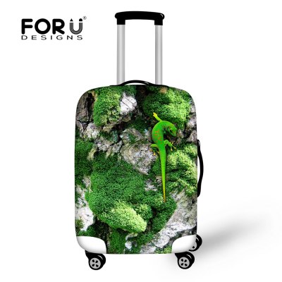 Animal Cute Cat Mouse PrintedLuggage Protective Cover for 18-30 Inch Suitcase Stretch Luggage Case Cover Elastic Suitcase Cover