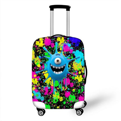 3D Cartoon Travel Luggage Protective Covers Dust Protection Cover Durable Suitcase Cover For Trunk Case  18''~28'' Inch Suitcase