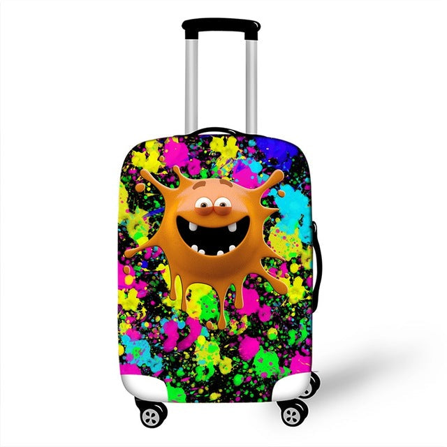 3D Cartoon Travel Luggage Protective Covers Dust Protection Cover Durable Suitcase Cover For Trunk Case  18''~28'' Inch Suitcase