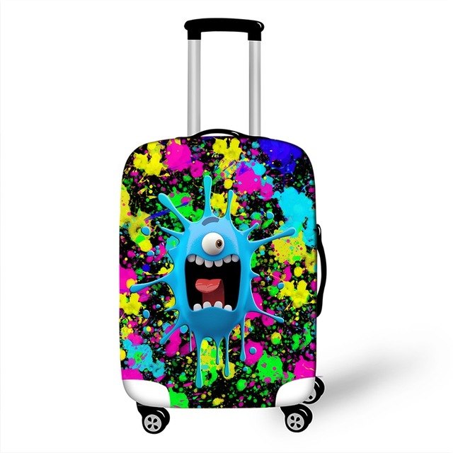 3D Cartoon Travel Luggage Protective Covers Dust Protection Cover Durable Suitcase Cover For Trunk Case  18''~28'' Inch Suitcase