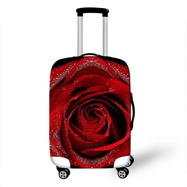 OKOKC New Thicker Flower Suitcase Protective Cover Waterproof Apply to 18''-28'' Suitcase Cover Thick Elastic Perfectly