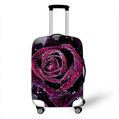 OKOKC New Thicker Flower Suitcase Protective Cover Waterproof Apply to 18''-28'' Suitcase Cover Thick Elastic Perfectly