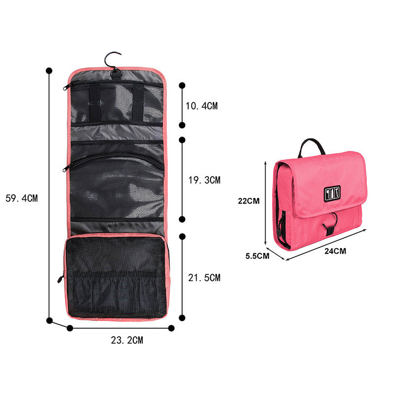 BAGSMART Waterproof Travel Toiletry Bag With Hanger