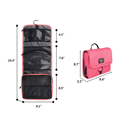 BAGSMART Waterproof Travel Toiletry Bag With Hanger