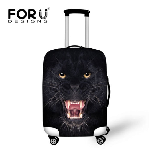 FORUDESIGNS Fashion Animal Print Luggage Cover Spandex Travel Suitcase Cover Waterproof Luggage Covers for 18-30 inch Suitcase