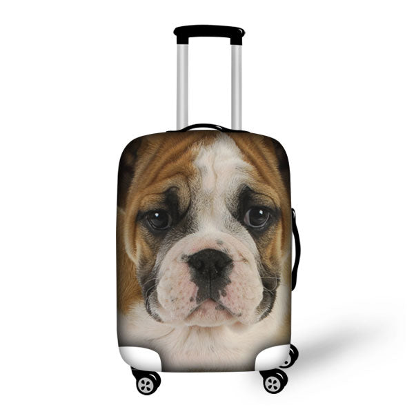 FORUDESIGNS Fashion Animal Print Luggage Cover Spandex Travel Suitcase Cover Waterproof Luggage Covers for 18-30 inch Suitcase