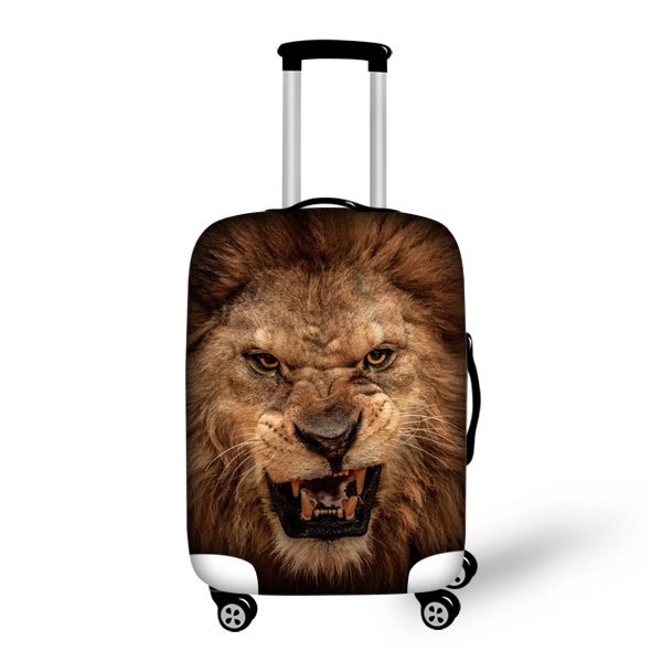 FORUDESIGNS Fashion Animal Print Luggage Cover Spandex Travel Suitcase Cover Waterproof Luggage Covers for 18-30 inch Suitcase