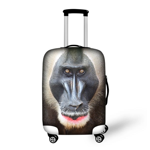 FORUDESIGNS Fashion Animal Print Luggage Cover Spandex Travel Suitcase Cover Waterproof Luggage Covers for 18-30 inch Suitcase